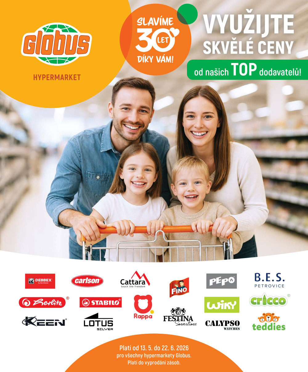 Leták Globus leták - Využijte skvělé ceny od našich Top dodavatelů - strana 1
