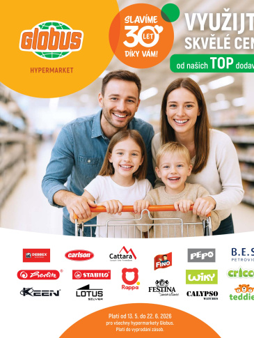 Globus leták - Využijte skvělé ceny od našich Top dodavatelů
