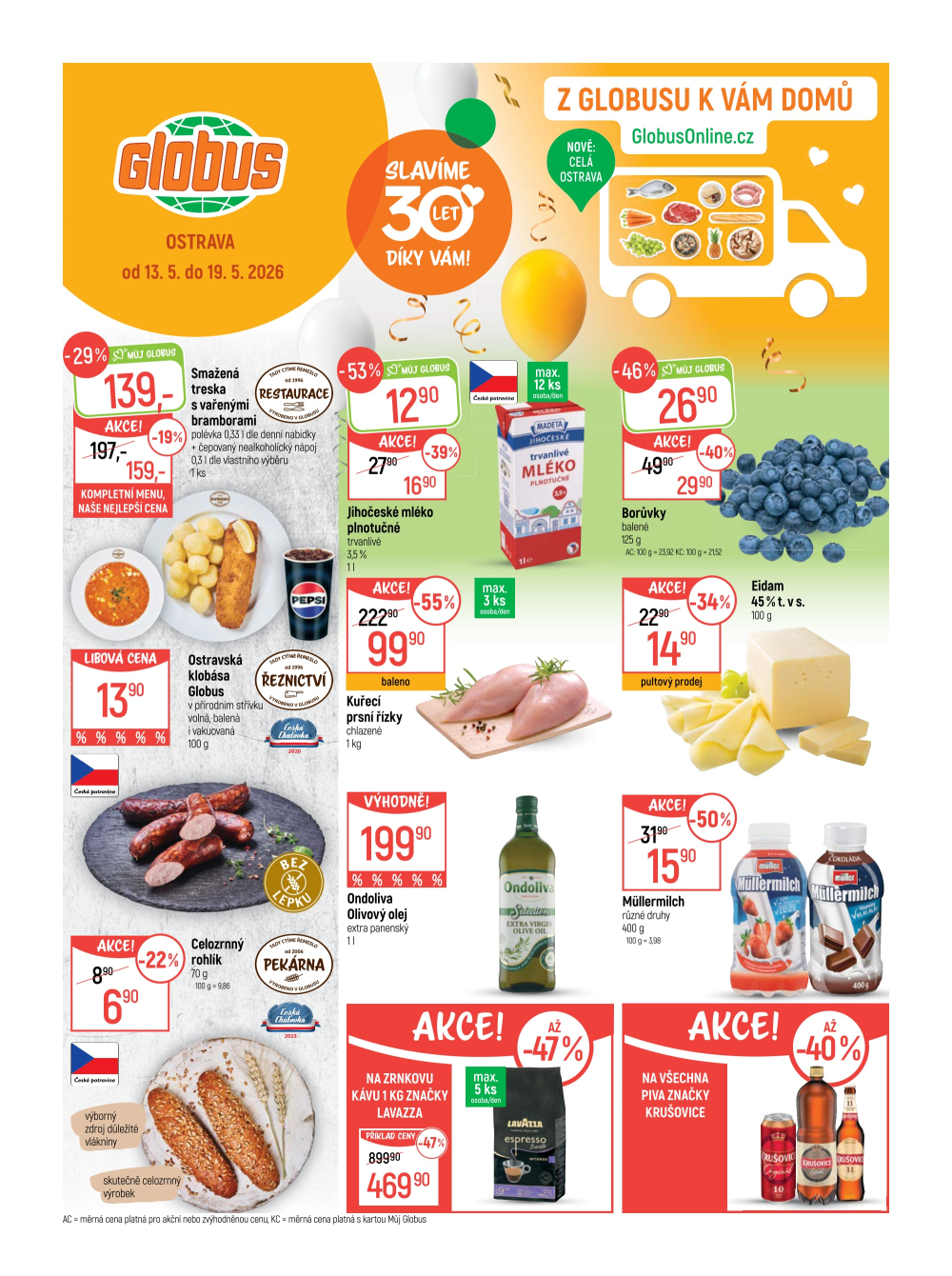Leták Globus leták Ostrava - strana 1