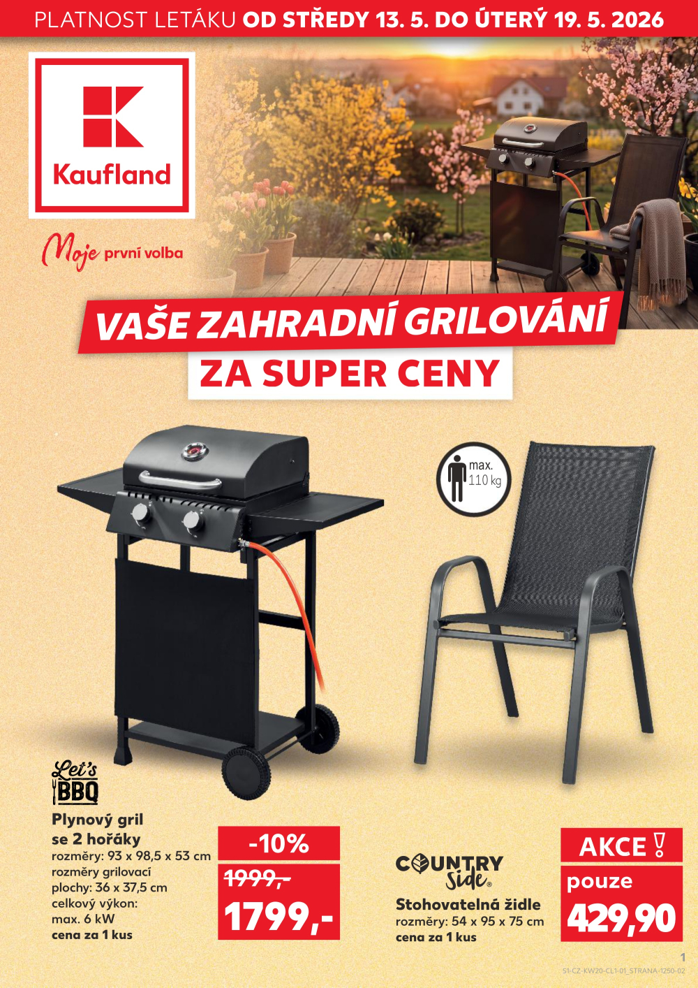 Leták Kaufland leták - Spotřební zboží - strana 1