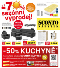 SCONTO Nábytek letáky