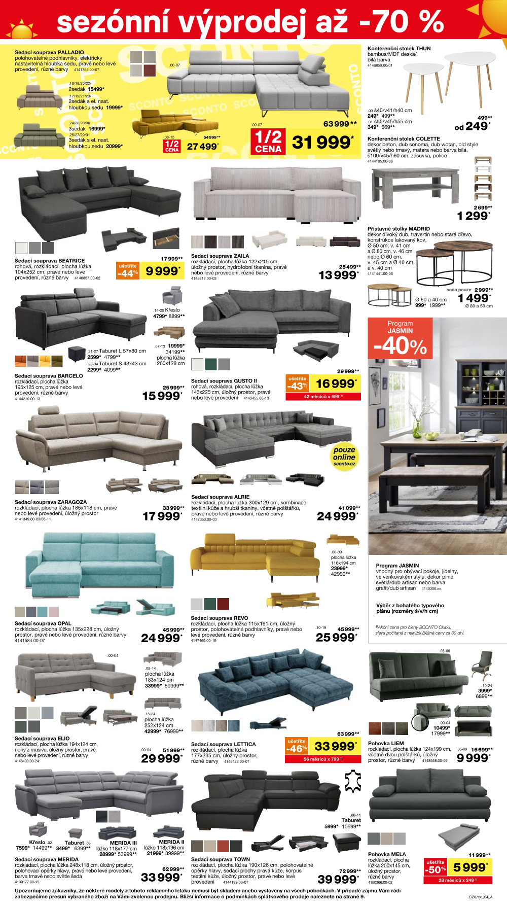 Leták SCONTO Nábytek leták - strana 4