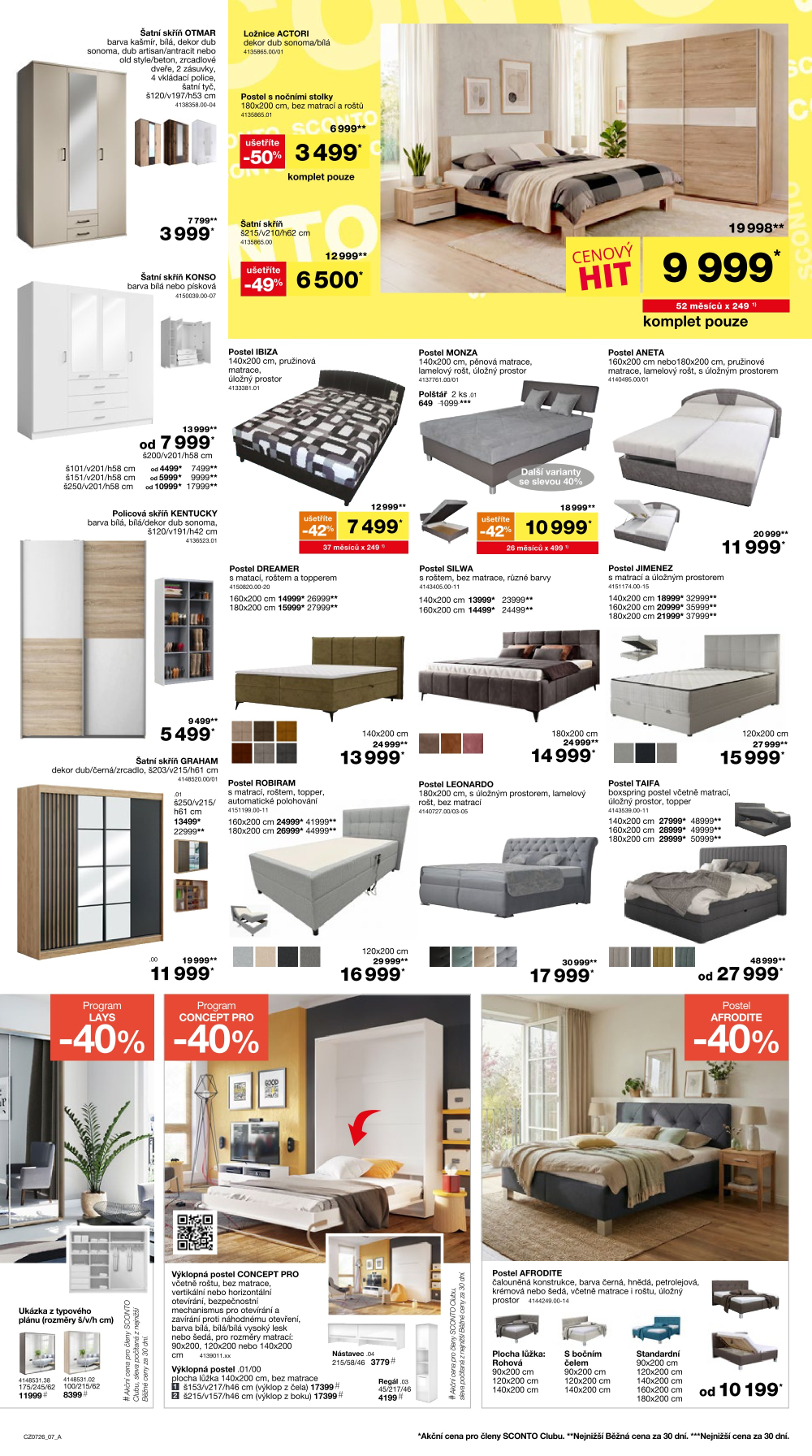 Leták SCONTO Nábytek leták - strana 7