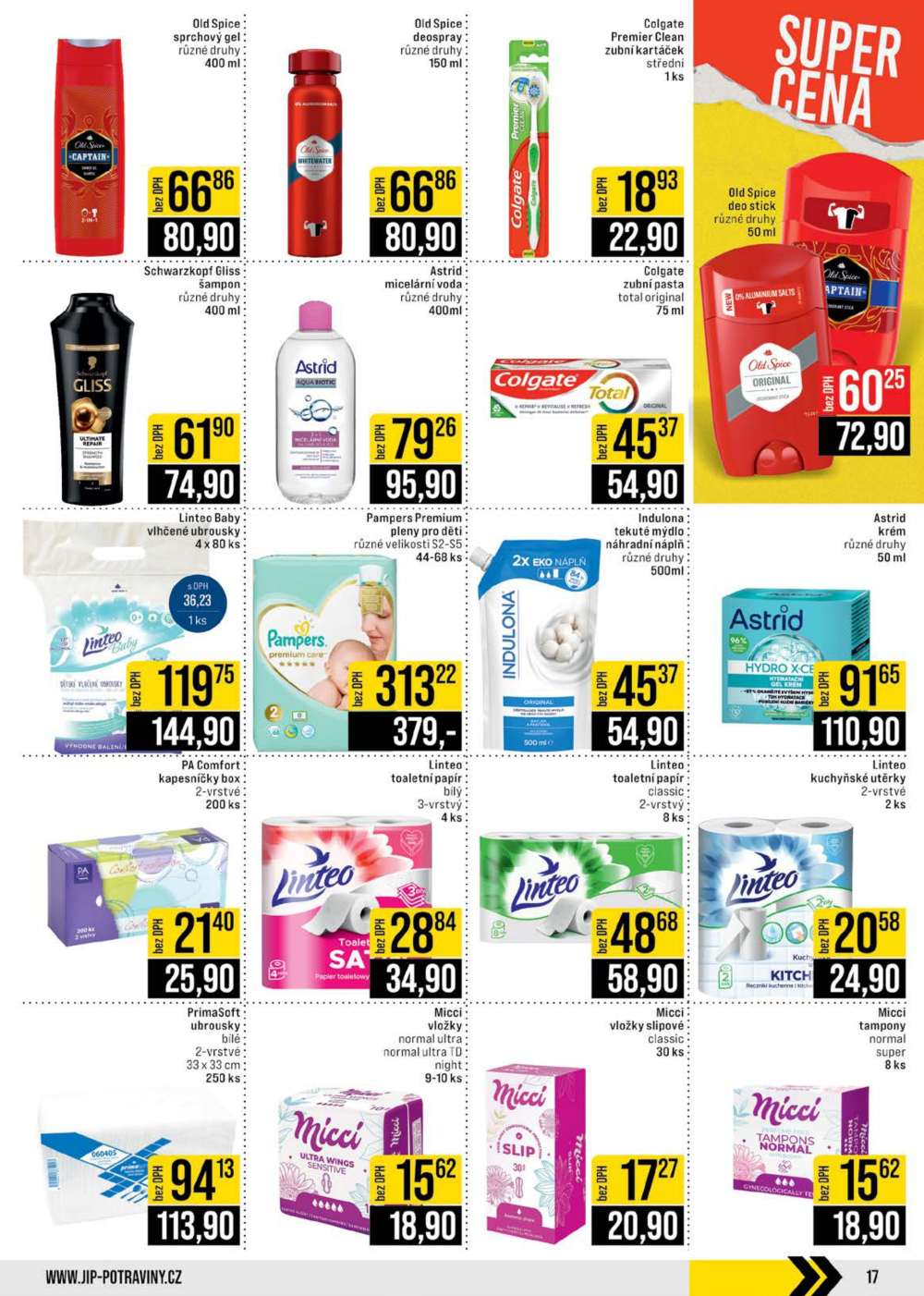 Leták JIP leták CC Cash & Carry - Brno, Ostrava, Praha, Polička, Olomouc, Karlovy Vary, Zlín, Jilemnice, Pardubice - strana 17