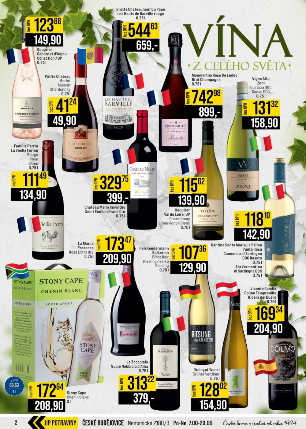 Leták JIP leták CC Cash & Carry - Brno, Ostrava, Praha, Polička, Olomouc, Karlovy Vary, Zlín, Jilemnice, Pardubice - strana 2