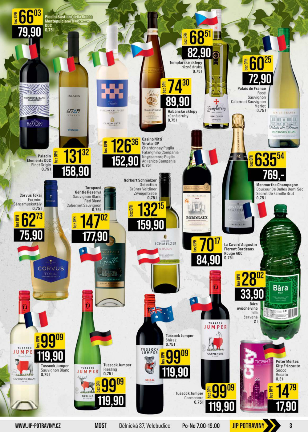 Leták JIP leták CC Cash & Carry - Brno, Ostrava, Praha, Polička, Olomouc, Karlovy Vary, Zlín, Jilemnice, Pardubice - strana 3