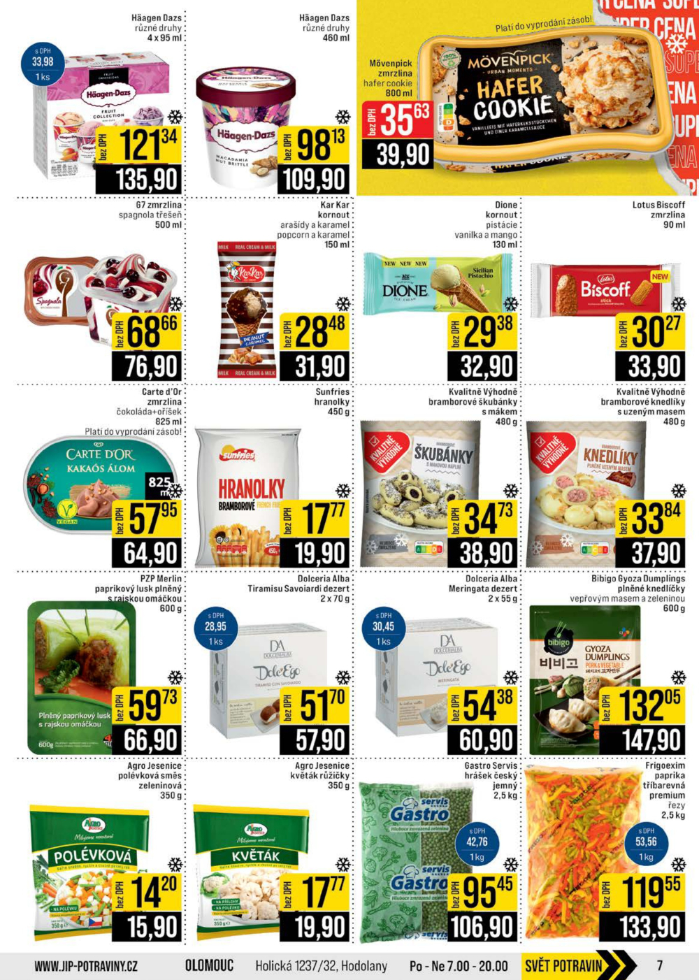 Leták JIP leták CC Cash & Carry - Brno, Ostrava, Praha, Polička, Olomouc, Karlovy Vary, Zlín, Jilemnice, Pardubice - strana 7