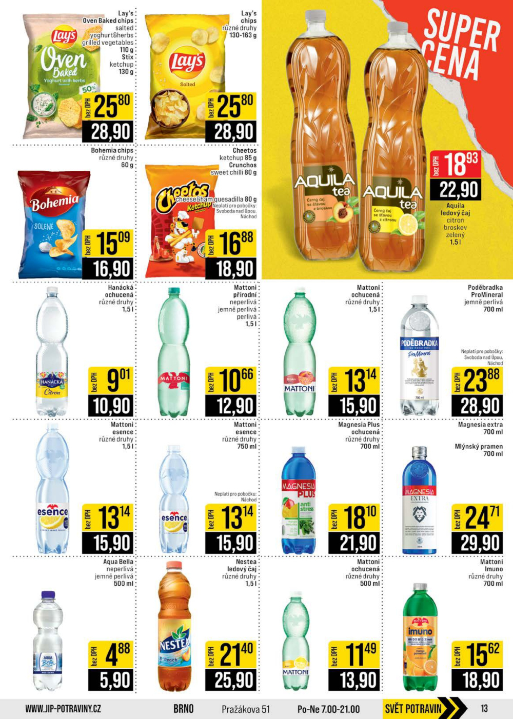 Leták JIP leták CC Cash & Carry - České Budějovice, Most, Náchod, Svoboda nad Úpou, Sušice - strana 13