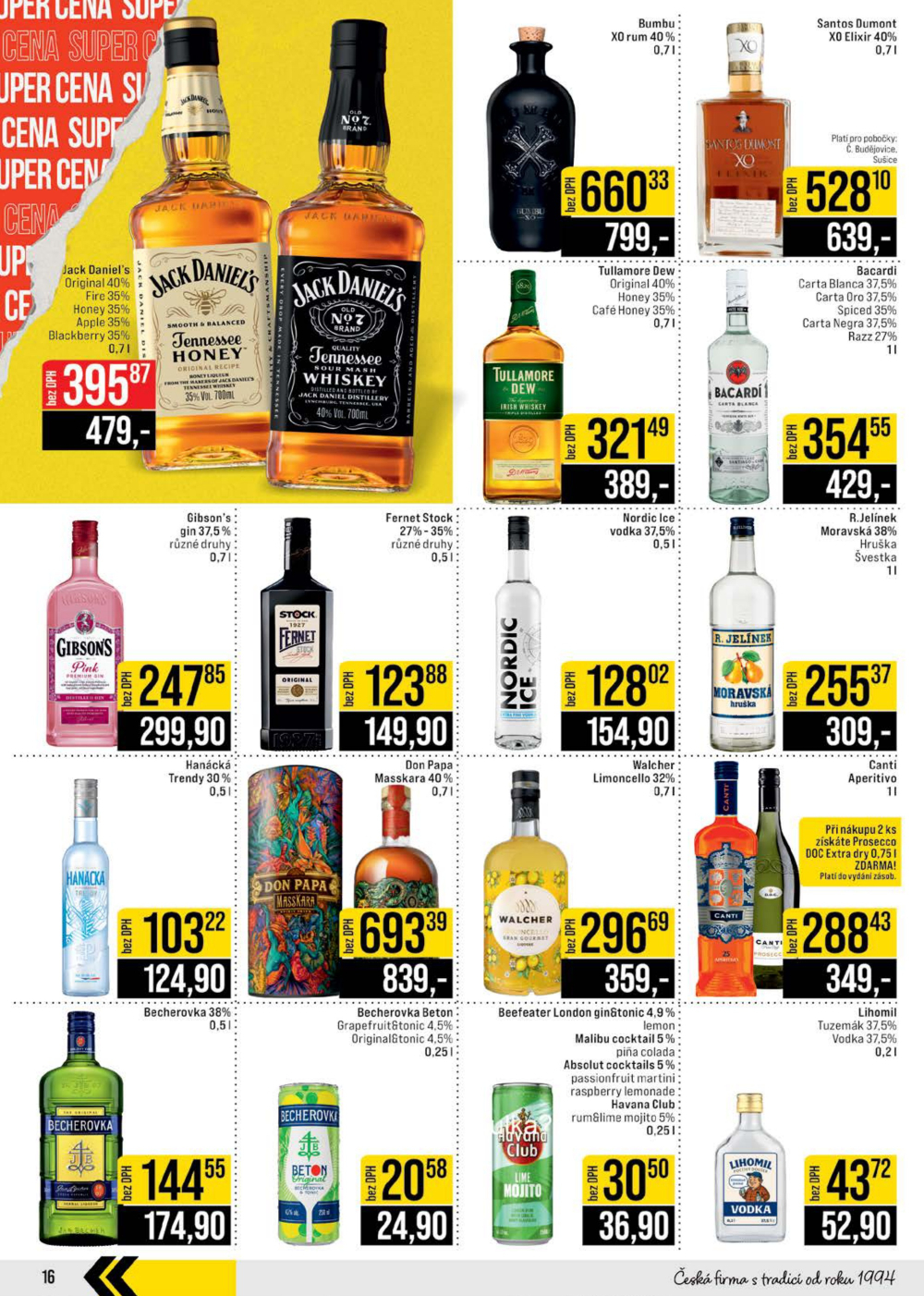 Leták JIP leták CC Cash & Carry - České Budějovice, Most, Náchod, Svoboda nad Úpou, Sušice - strana 16