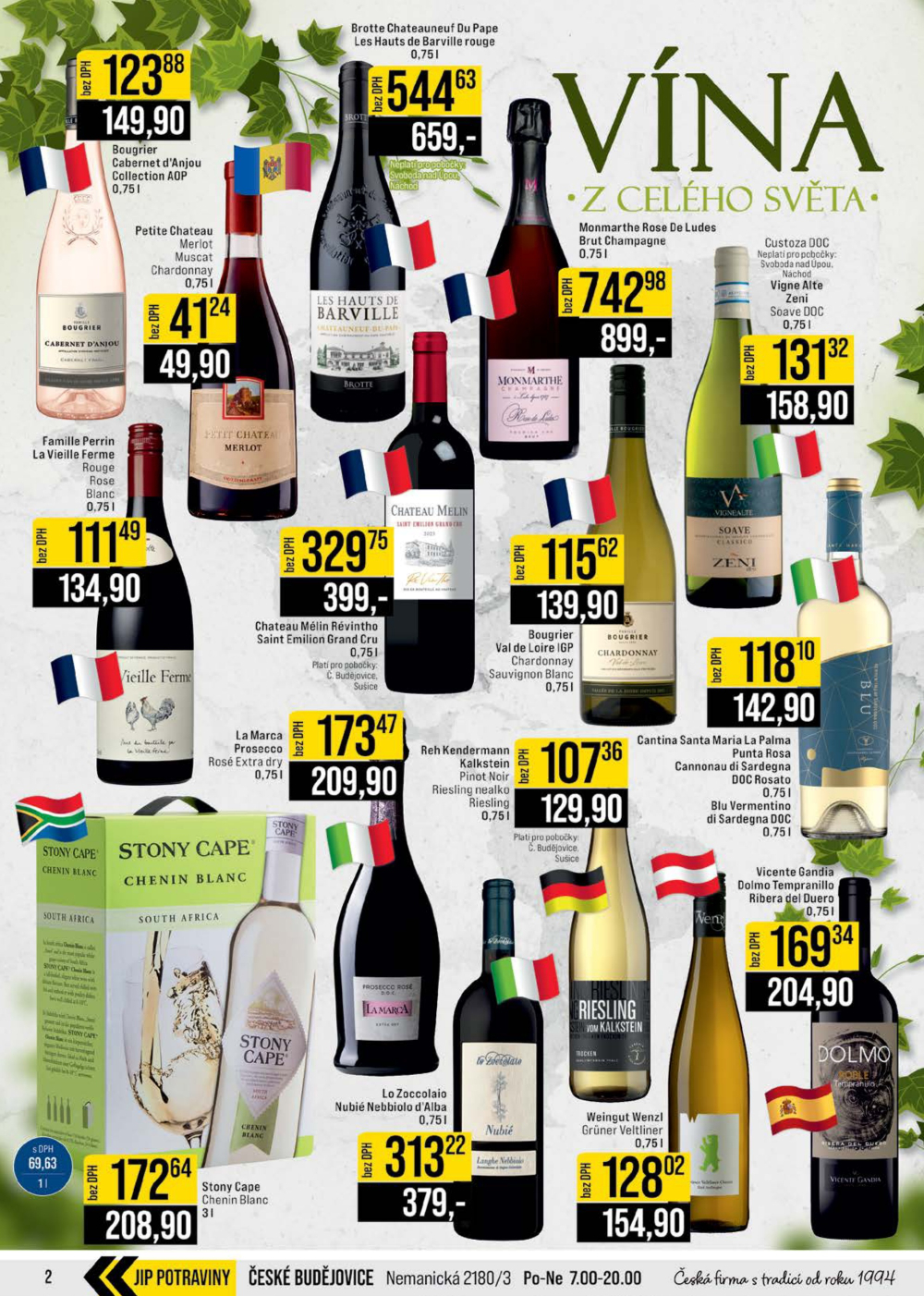 Leták JIP leták CC Cash & Carry - České Budějovice, Most, Náchod, Svoboda nad Úpou, Sušice - strana 2