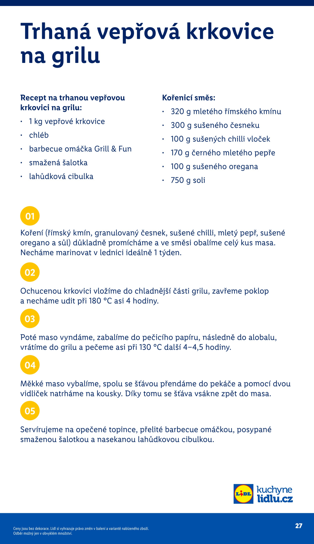 Leták Lidl leták - Grill & Fun - strana 27