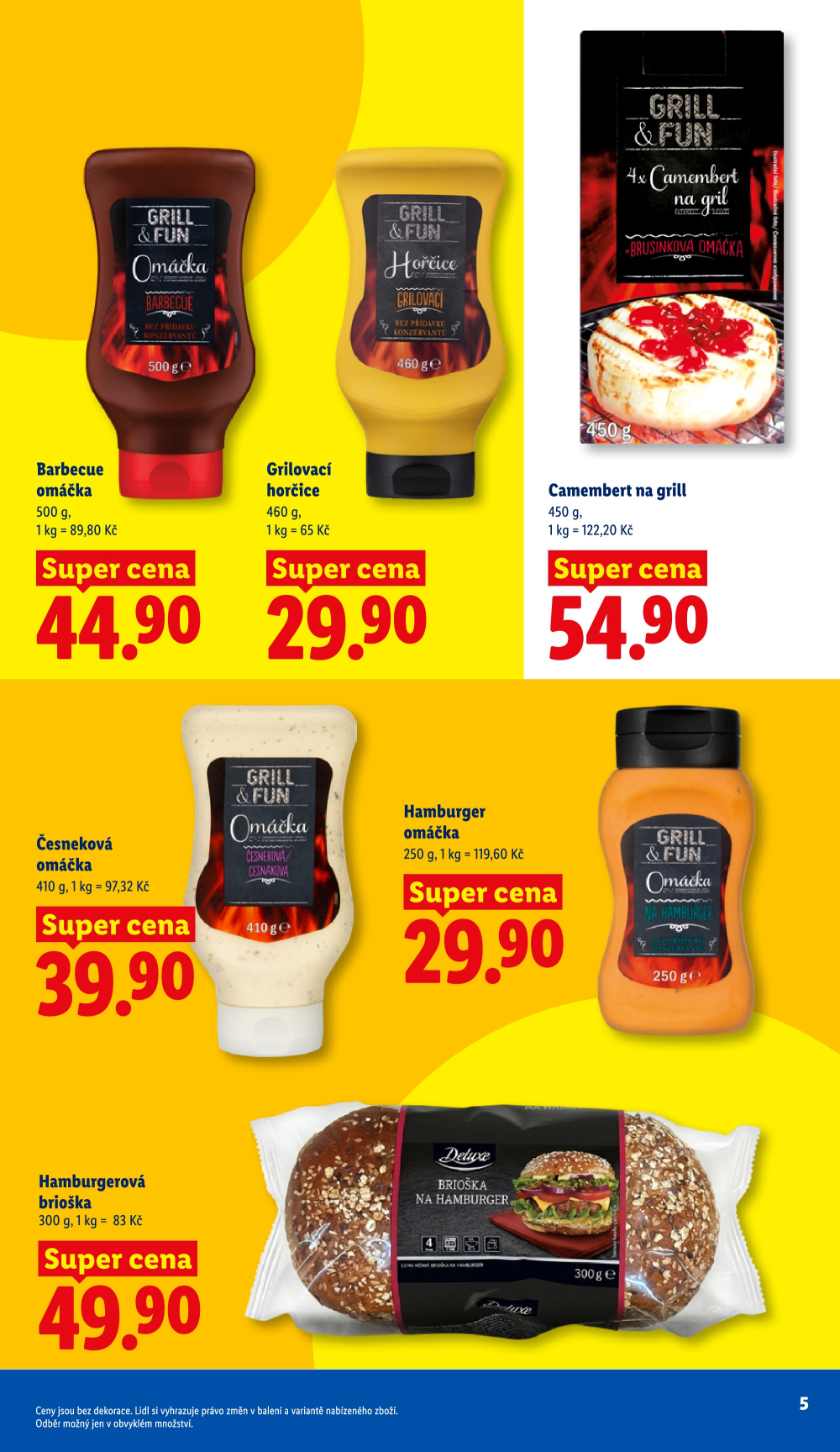 Leták Lidl leták - Grill & Fun - strana 5