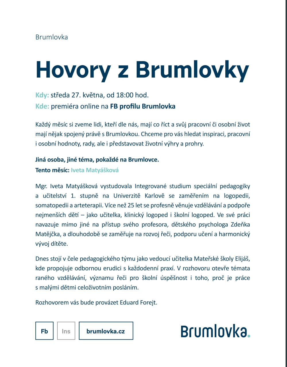 Leták eBrumlovka magazín - strana 19