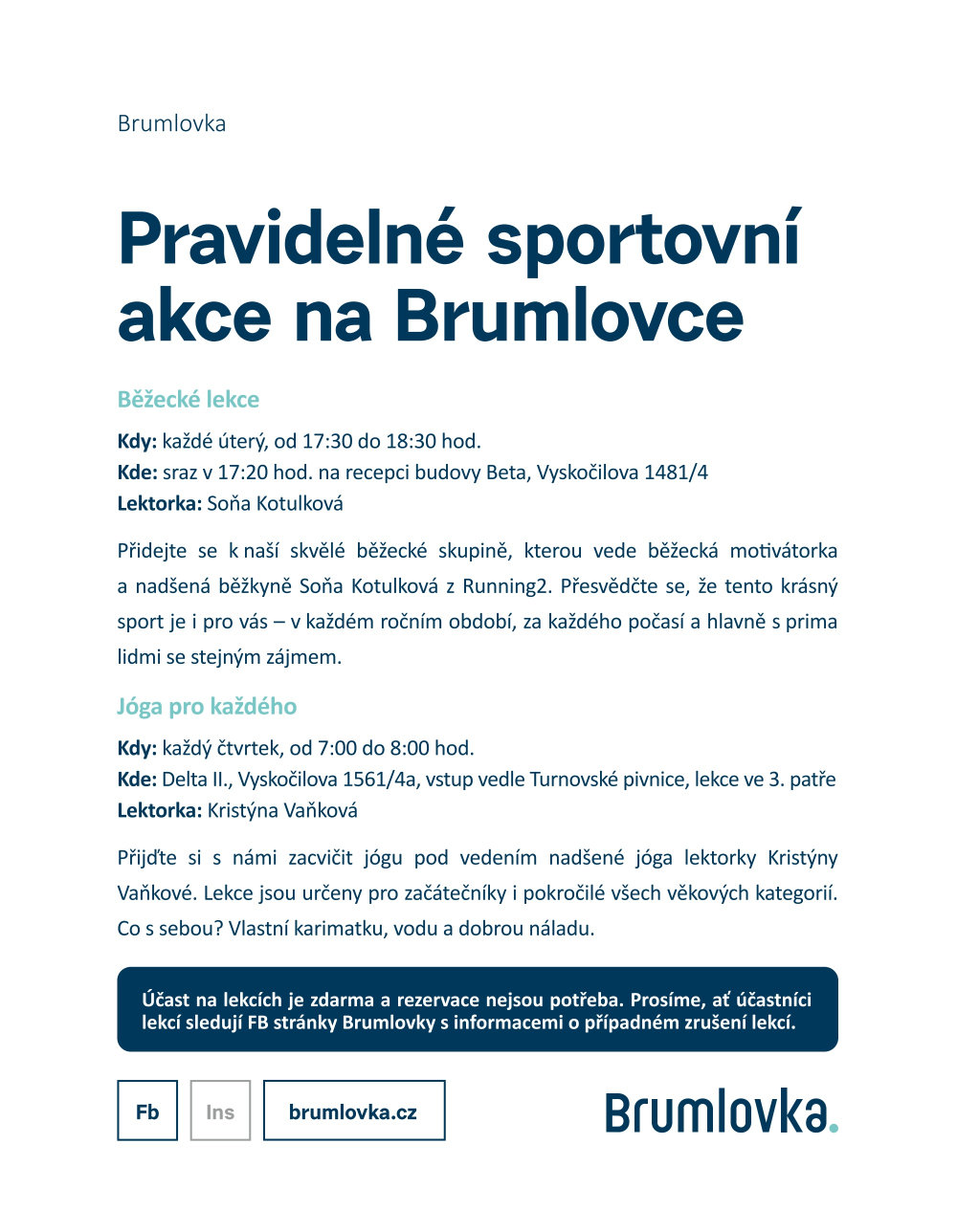 Leták eBrumlovka magazín - strana 26