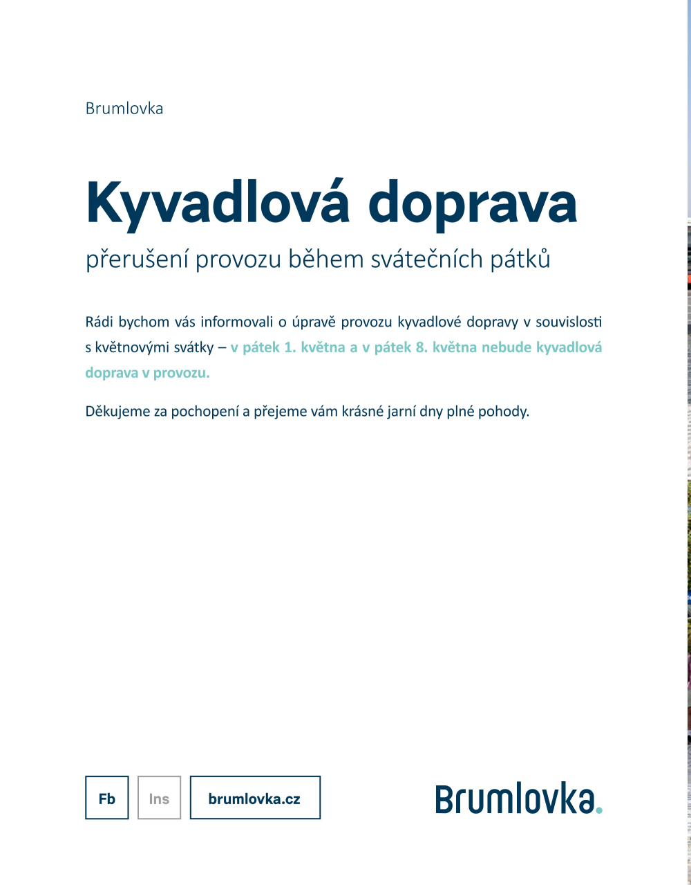 Leták eBrumlovka magazín - strana 3