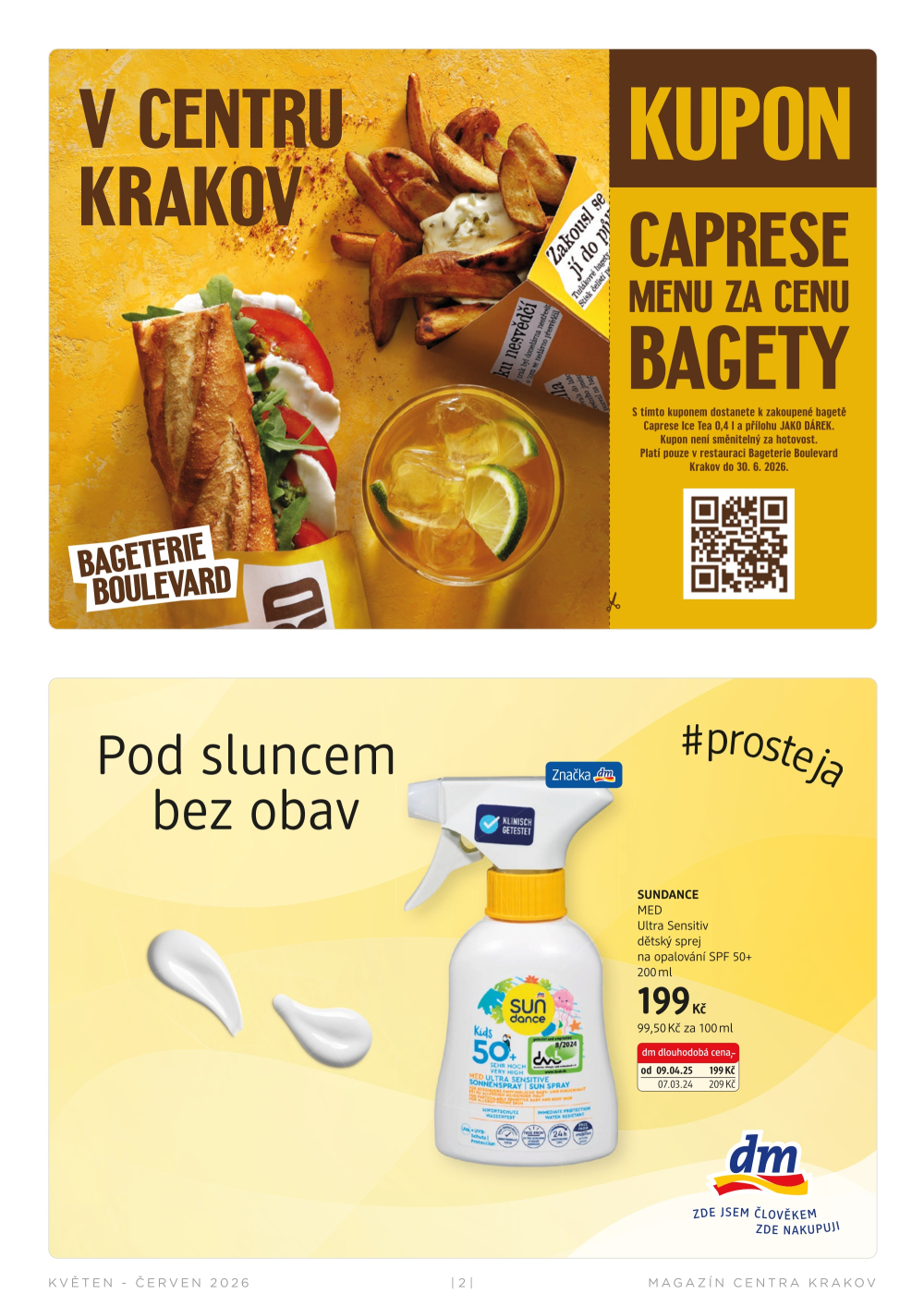 Leták Centrum Krakov magazín - strana 2