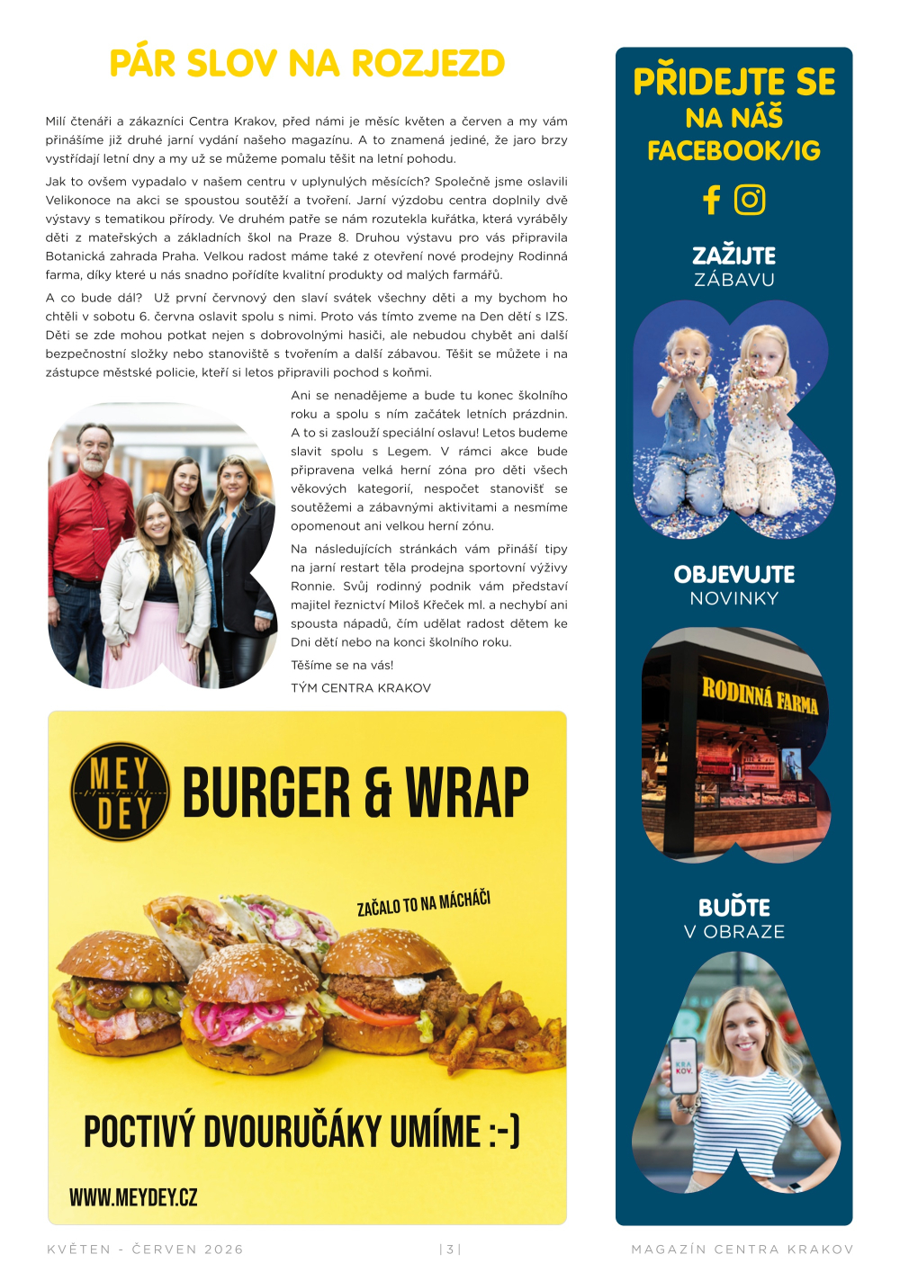 Leták Centrum Krakov magazín - strana 3