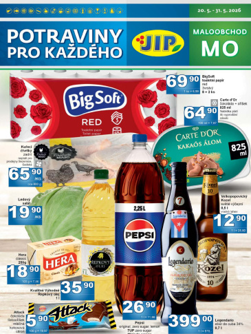 JIP leták maloobchod