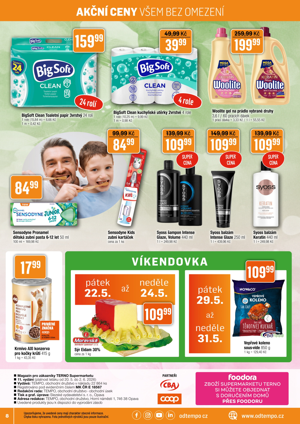 Leták TEMPO leták - Terno Opava - Jaktář - strana 8