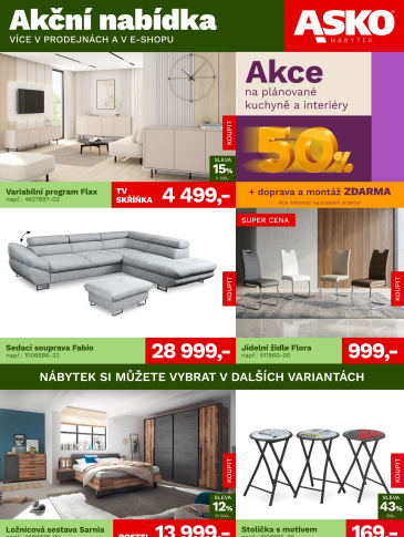 ASKO nábytek leták - Akční nabídka