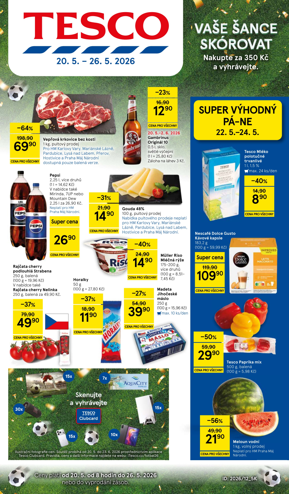 Leták Tesco hypermarket leták - strana 1