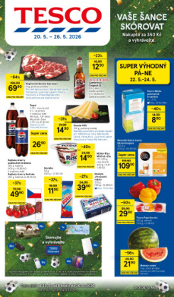 Tesco hypermarket leták