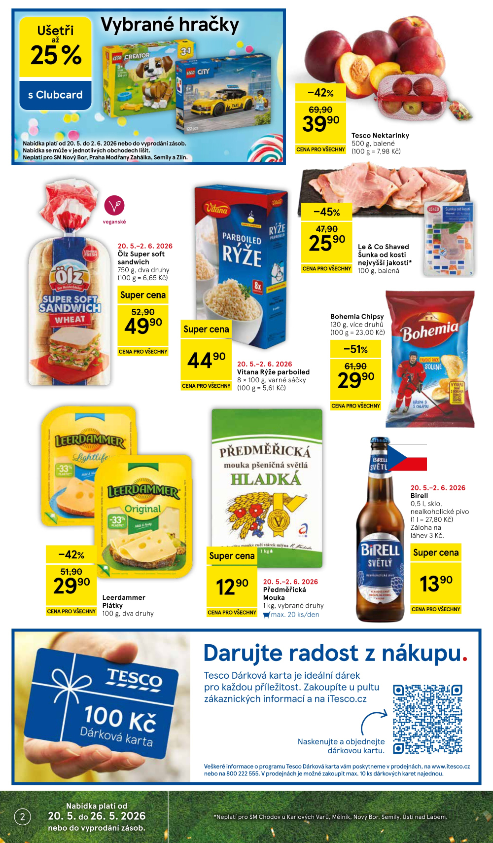 Leták Tesco supermarket leták - strana 2