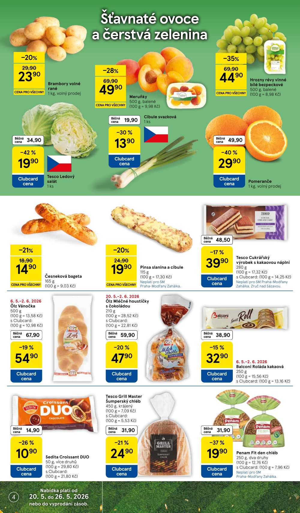 Leták Tesco supermarket leták - strana 4