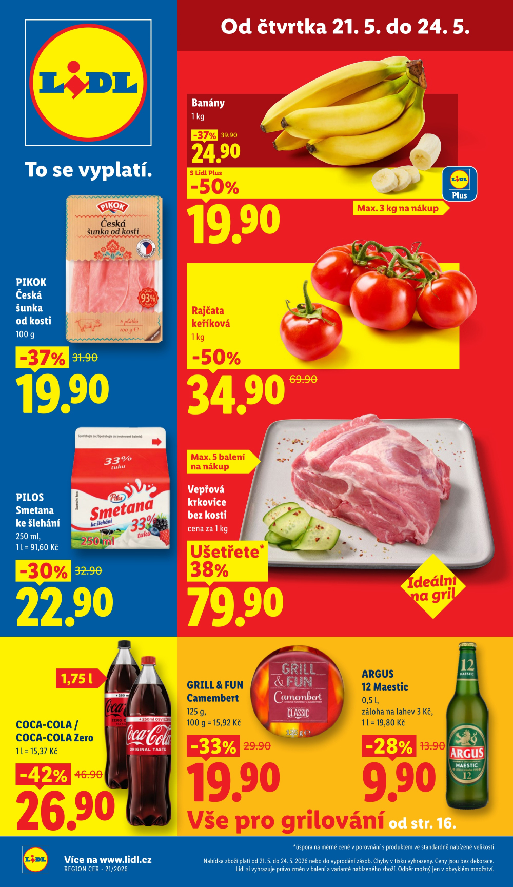 Leták Lidl leták od čtvrtka - strana 1
