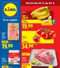 Akční leták Lidl  od čtvrtka
