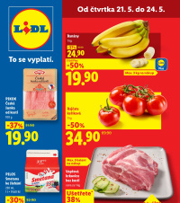 Akční leták Lidl  od čtvrtka