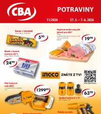 Akční leták CBA Potraviny 