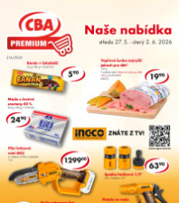 Akční leták CBA Premium 