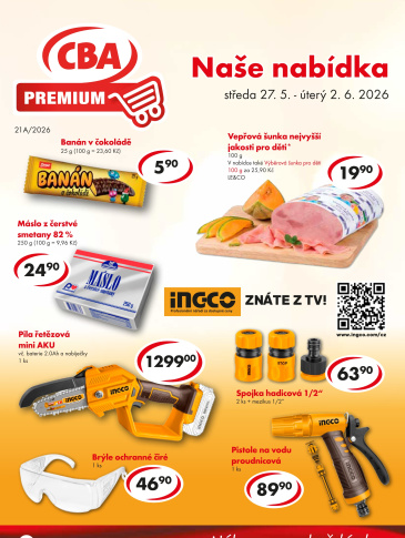 CBA Premium leták