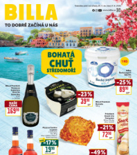 Akční leták BILLA  - Bohatá chuť Středomoří