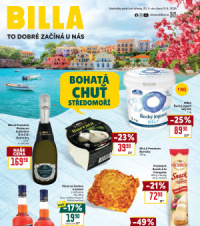 Akční leták BILLA  - Bohatá chuť Středomoří