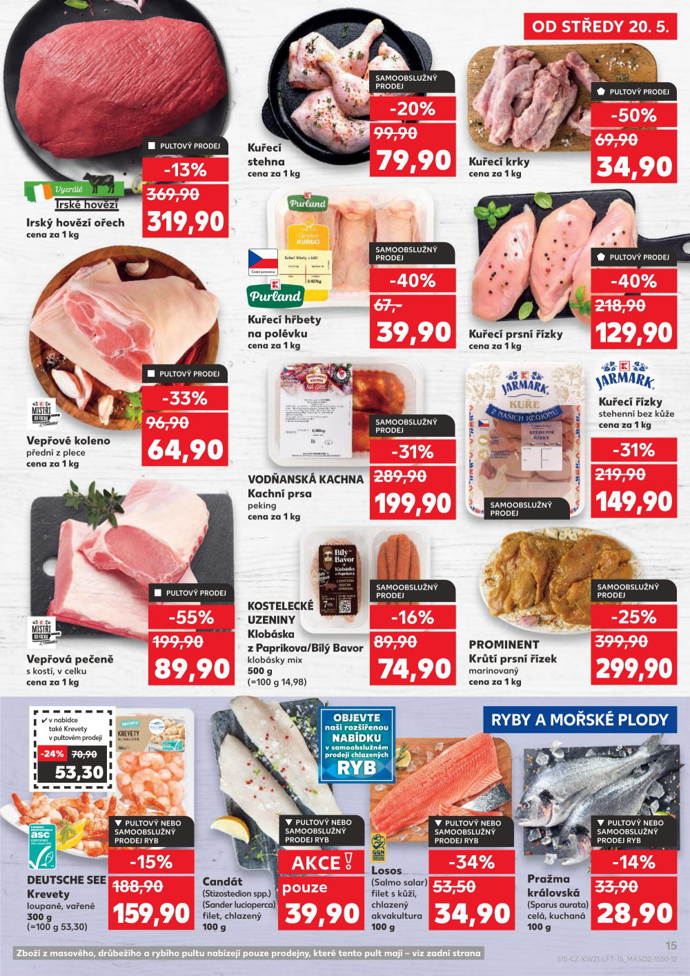 Leták Kaufland leták Praha 6 - Podbaba - strana 15