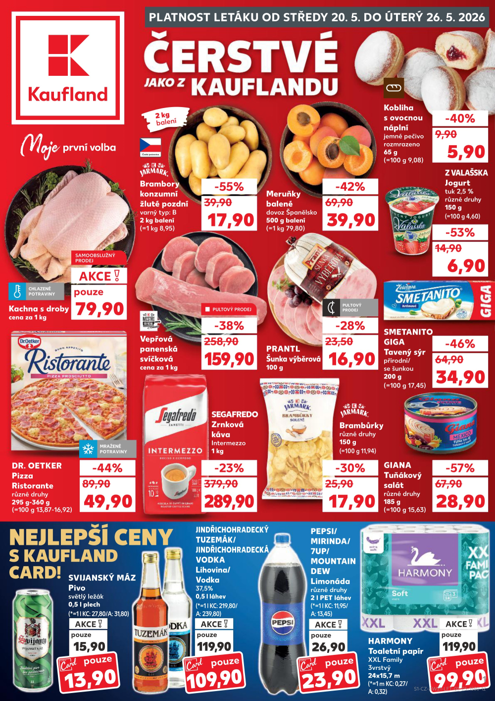 Leták Kaufland leták Praha 6 - Podbaba - strana 1