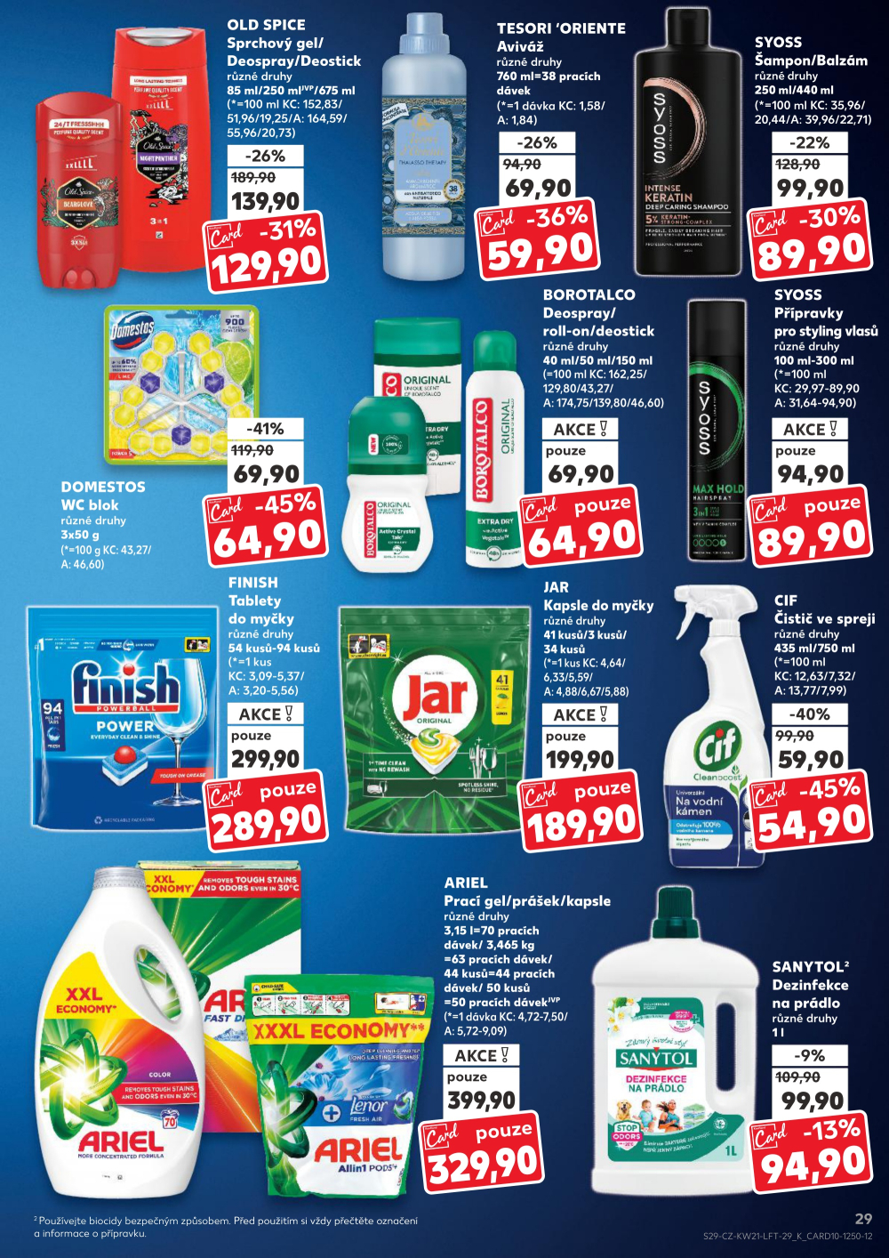 Leták Kaufland leták Praha 3 - Jarov - strana 29