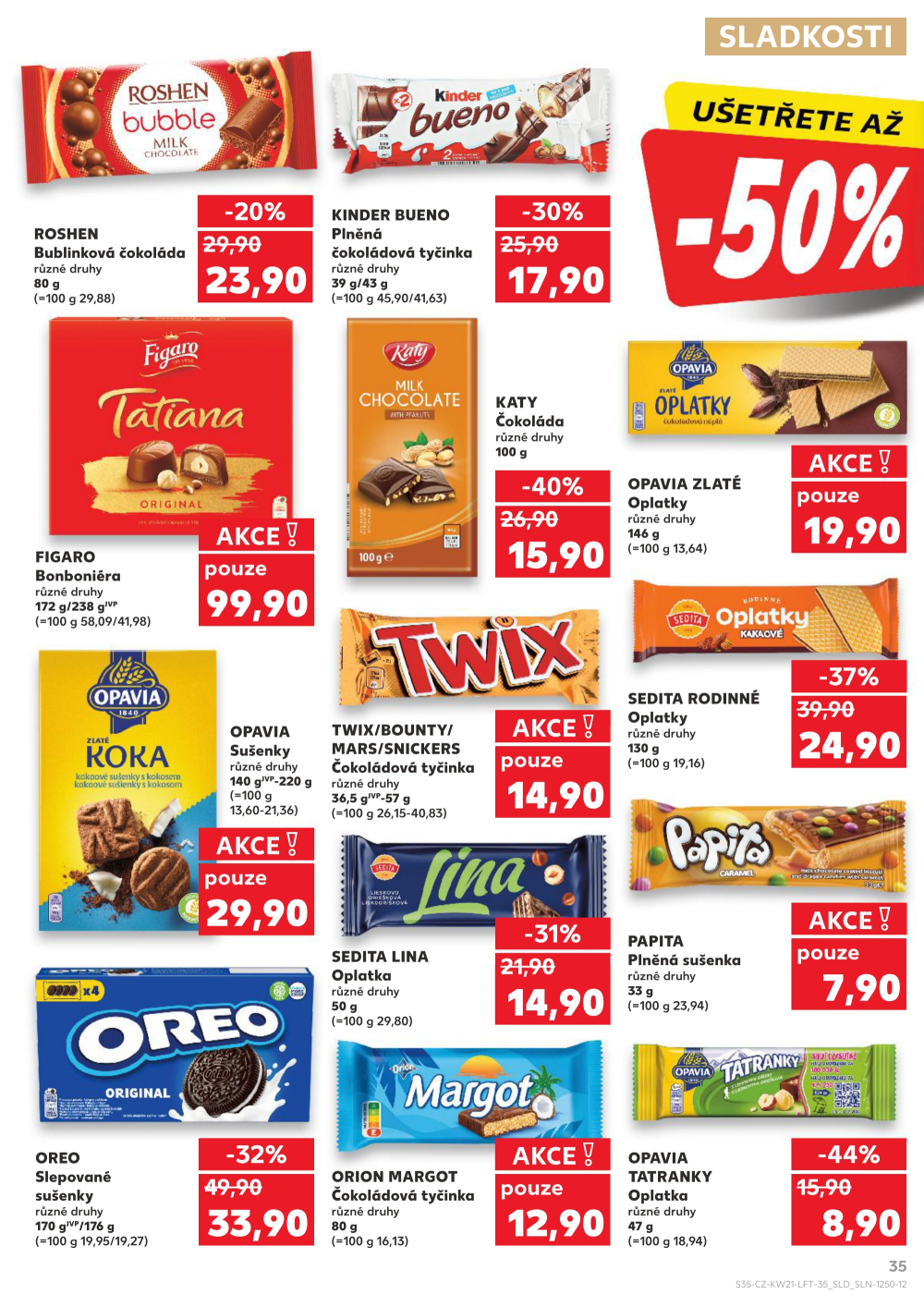 Leták Kaufland leták Praha 3 - Jarov - strana 35