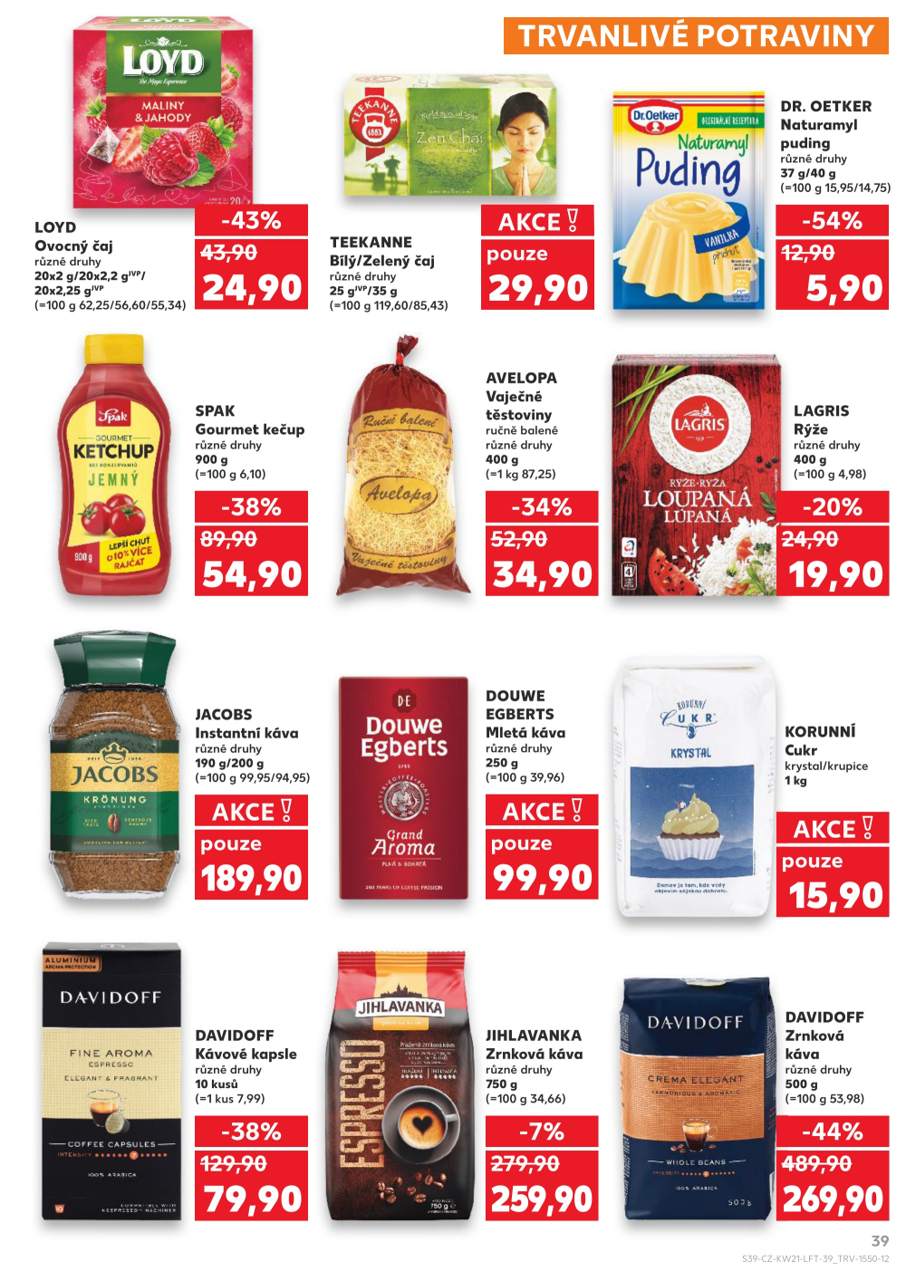 Leták Kaufland leták Brno - Židenice - strana 39