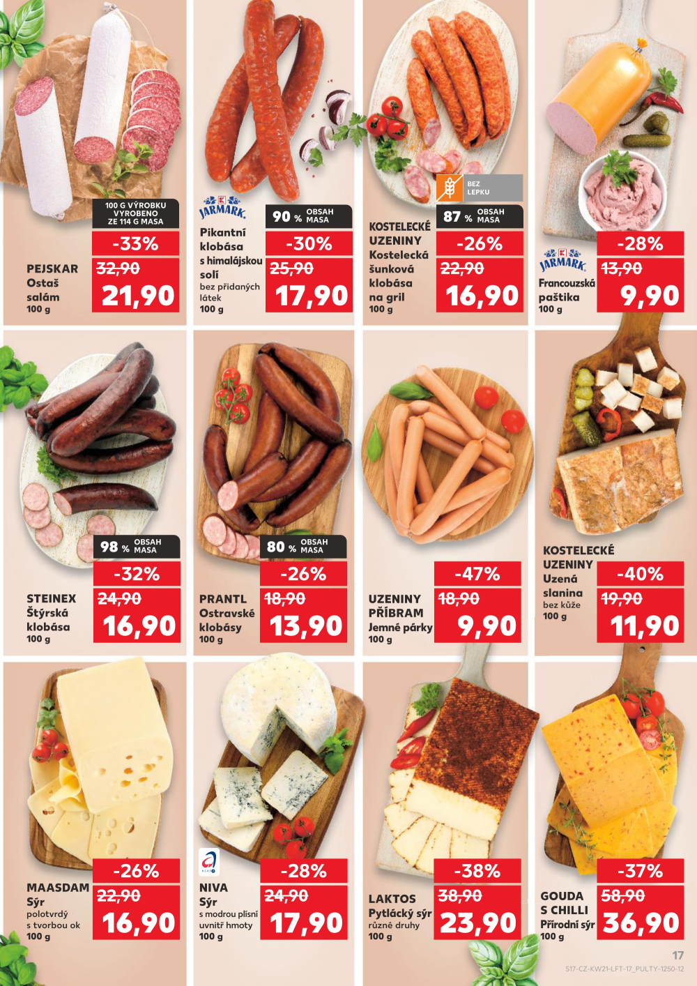 Leták Kaufland leták Praha 4 - Modřany - strana 17