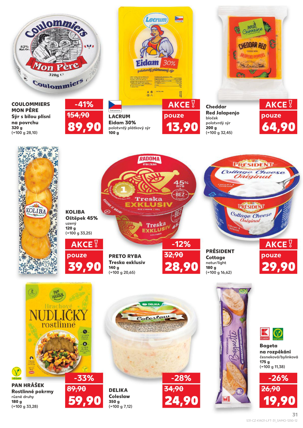 Leták Kaufland leták Praha 4 - Michle - strana 31