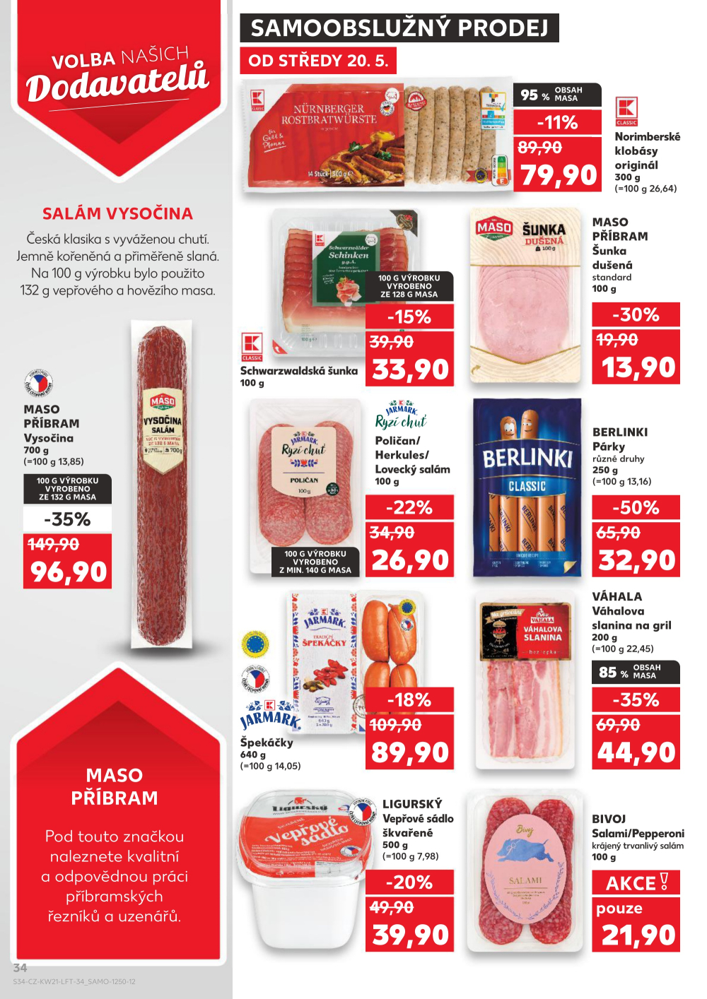 Leták Kaufland leták Praha 4 - Michle - strana 34