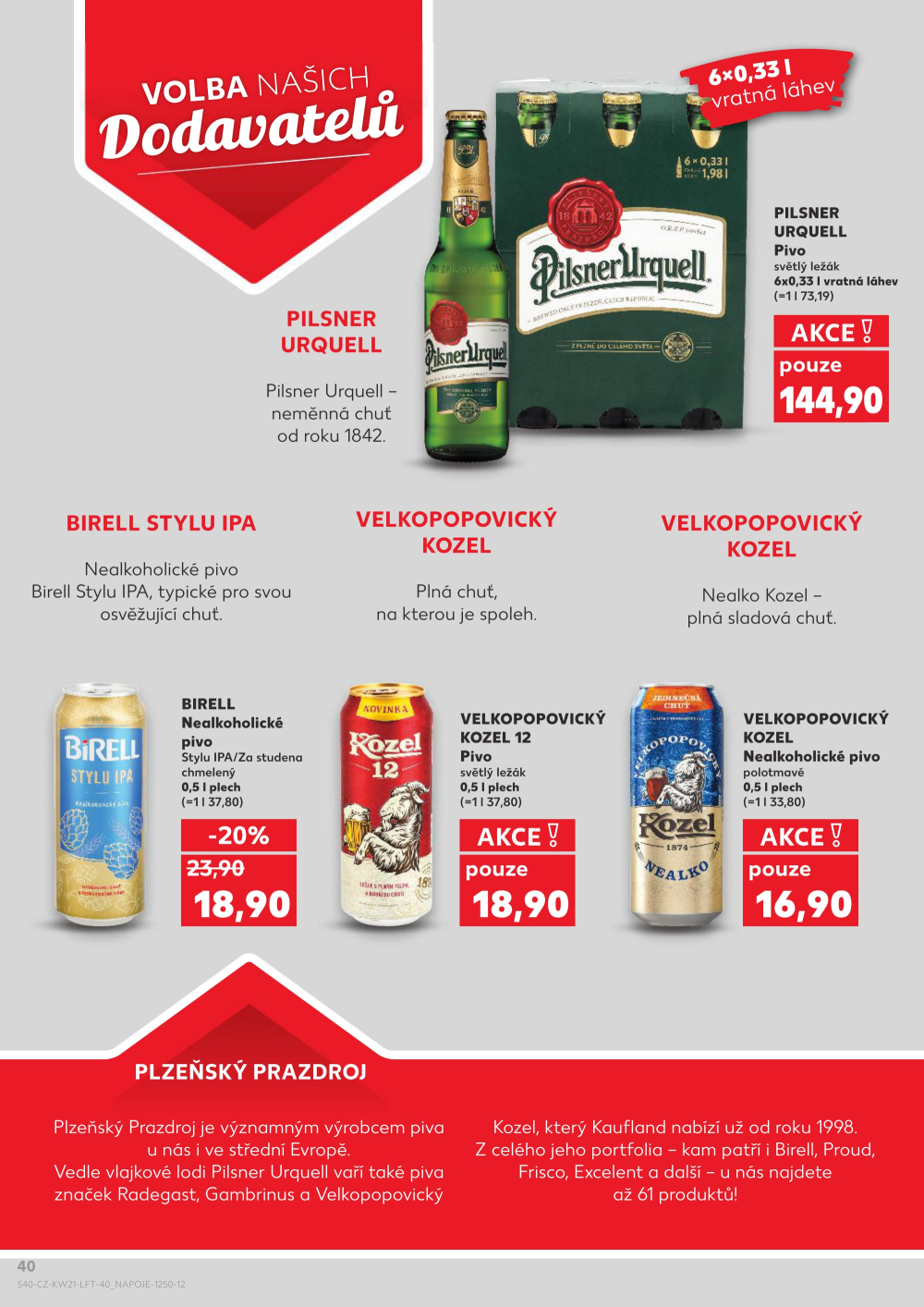 Leták Kaufland leták Praha 4 - Michle - strana 40