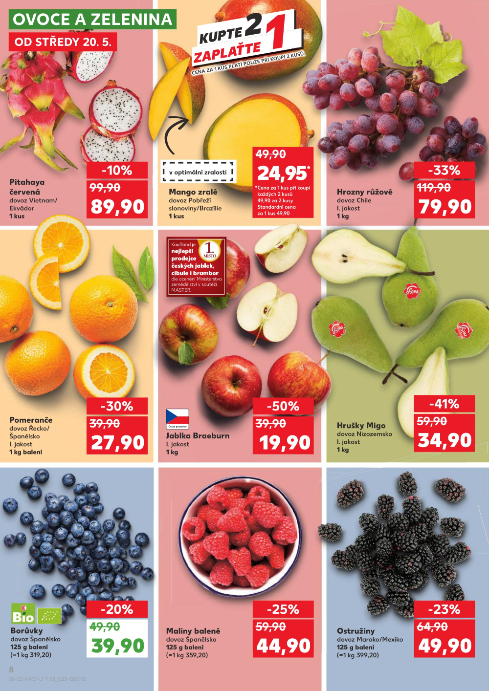 Leták Kaufland leták Praha 4 - Michle - strana 8