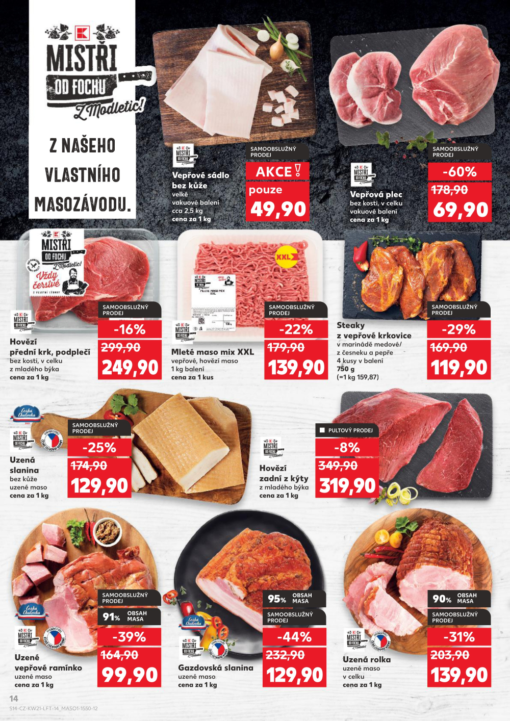 Leták Kaufland leták Praha 8 - Libeň - strana 14