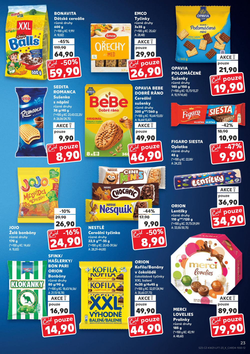 Leták Kaufland leták Praha 8 - Libeň - strana 23