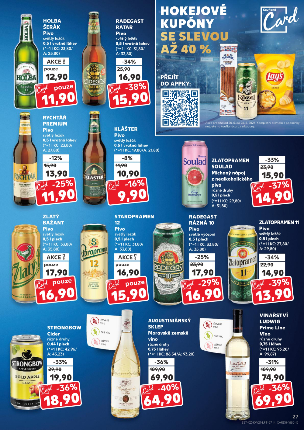 Leták Kaufland leták Praha 8 - Libeň - strana 27