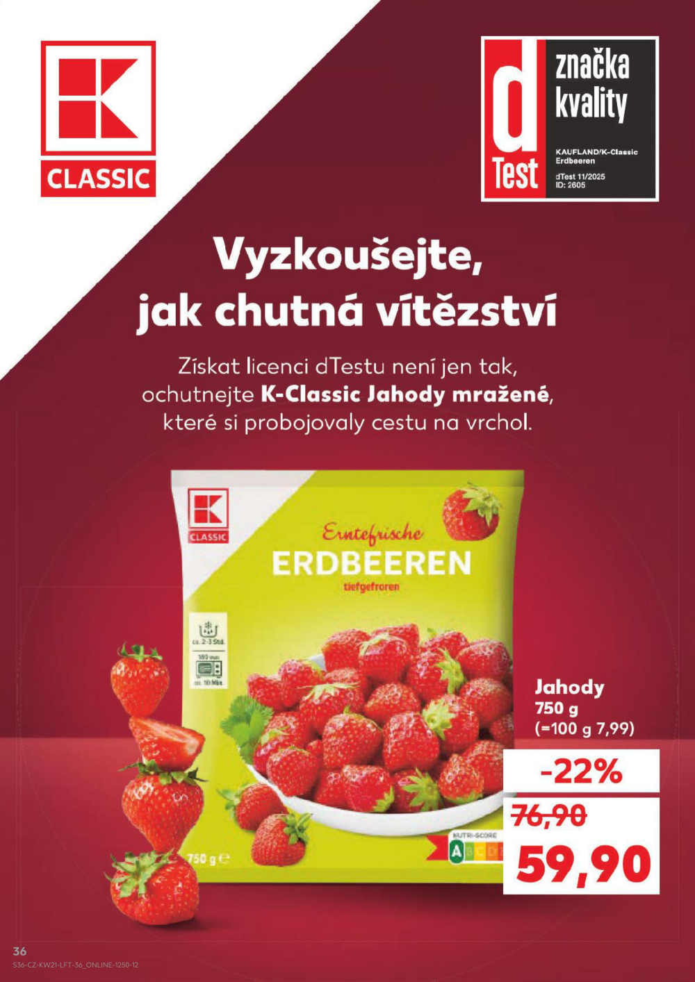 Leták Kaufland leták Praha 8 - Libeň - strana 36